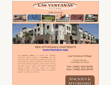 Tablet Screenshot of lasventanasvillage.com